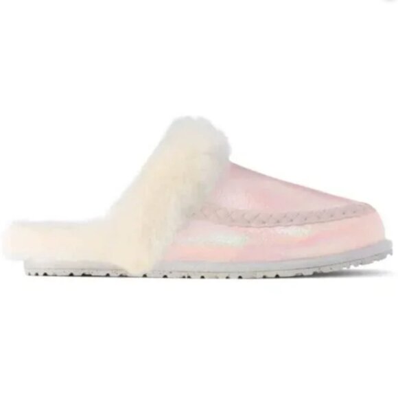 Manitobah Leather Sheepskin Shearling Slippers Size 7 *Brand New In Box, Never W - Picture 1 of 3